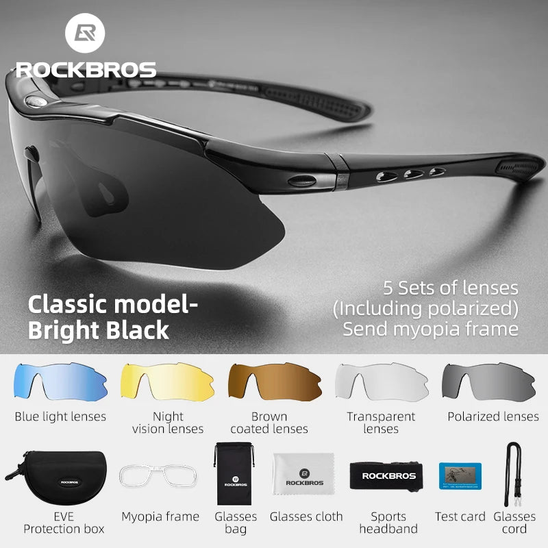 ROCKBROS Polarized Cycling Glasses