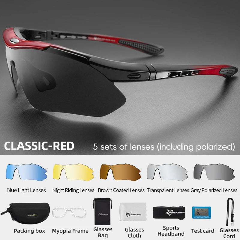 ROCKBROS Polarized Cycling Glasses